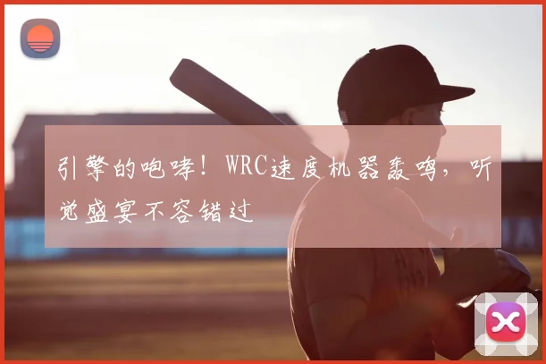 引擎的咆哮!WRC速度机器轰鸣,听觉盛宴不容错过